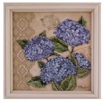 Картина "Голубые цветы" Картина "Голубые цветы"