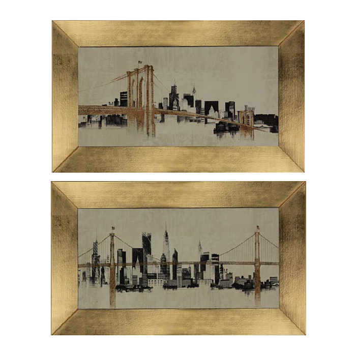 Картины "Вид на Бруклинский мост" Картины "Вид на Бруклинский мост"
