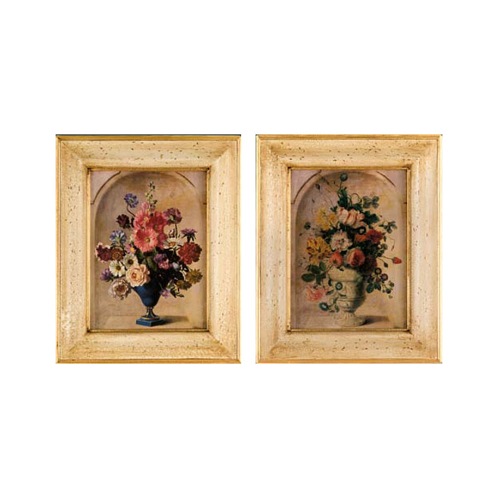 Картины "Букеты в синей и белой вазах" Картины "Букеты в синей и белой вазах"