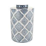 Сосуд высокий "Цветочный орнамент"