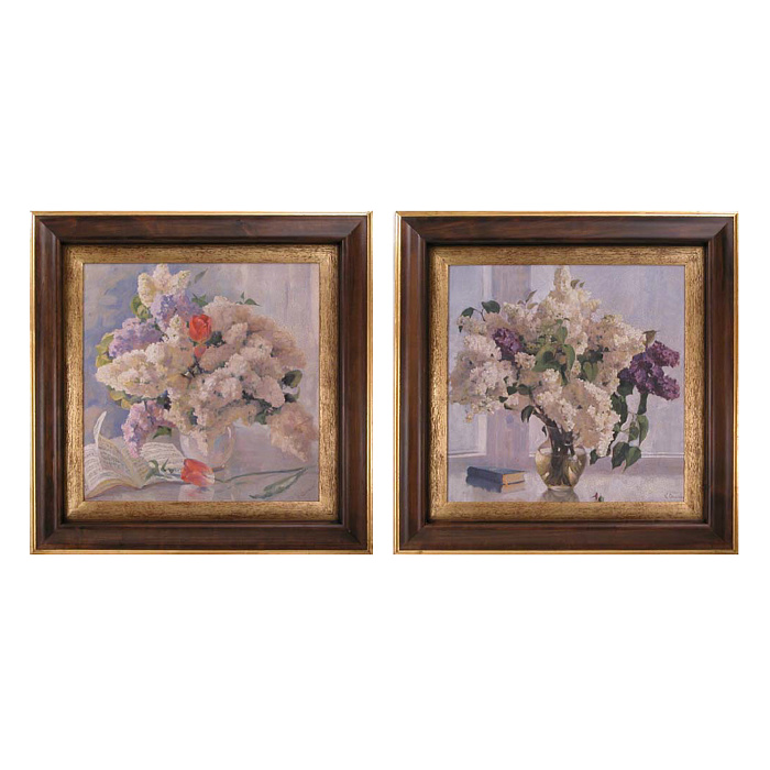 Картины "Белая сирень в вазах" Картины "Белая сирень в вазах"