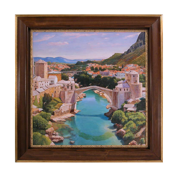 Картина "Вид на Старый Мост. Мостар" Картина "Вид на Старый Мост. Мостар"